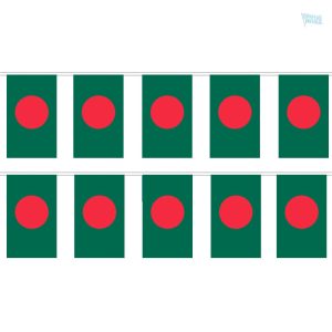 Guirlande drapeau du Bangladesh décorative