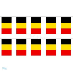 Guirlande drapeau Belgique décorative pour événements festifs