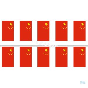 Guirlande drapeau aux couleurs de la Chine