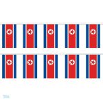Guirlande drapeau de la Corée du Nord
