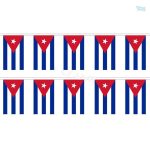 Guirlande drapeau Cuba colorée pour décoration festive
