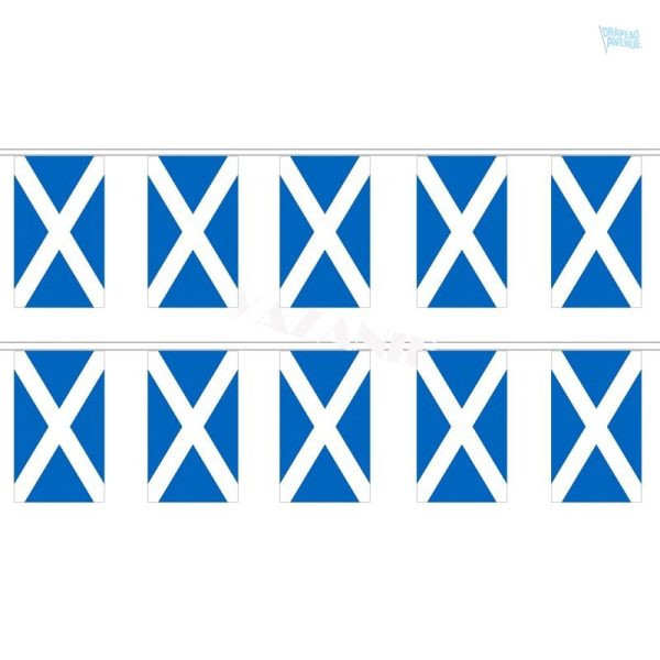 Guirlande drapeau Ecosse décorative pour événements festifs