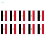 Guirlande drapeau Égyptien colorée pour décoration festive