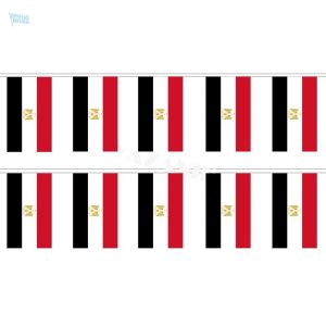 Guirlande drapeau Égyptien colorée pour décoration festive