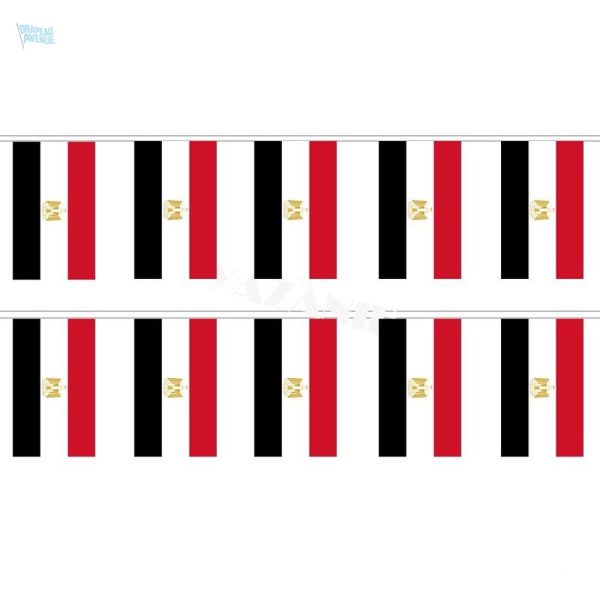 Guirlande drapeau Égyptien colorée pour décoration festive