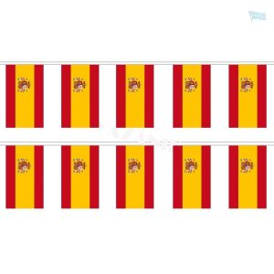 Guirlande drapeau Espagne pour décoration festive
