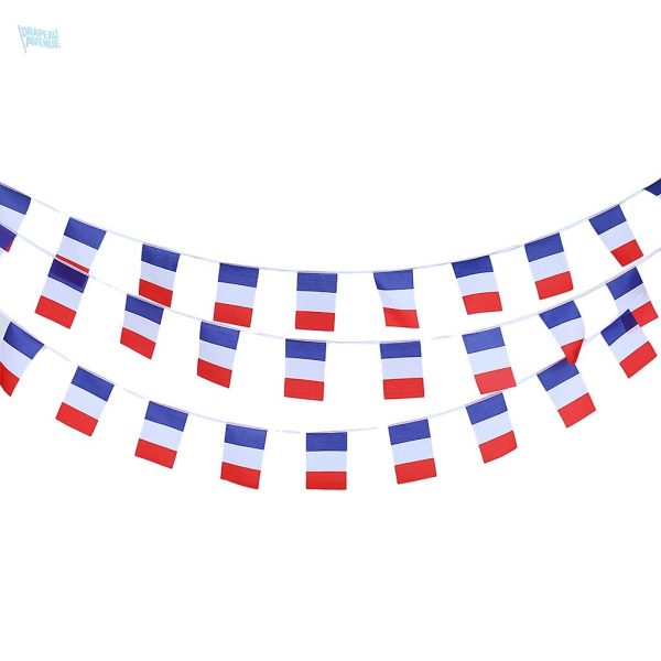 Guirlande décorative aux couleurs de la France