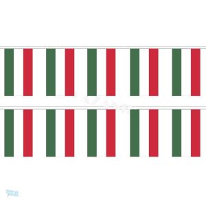 Guirlande drapeau Hongrie pour décoration festive