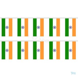Guirlande drapeau Indien décorative pour événements festifs