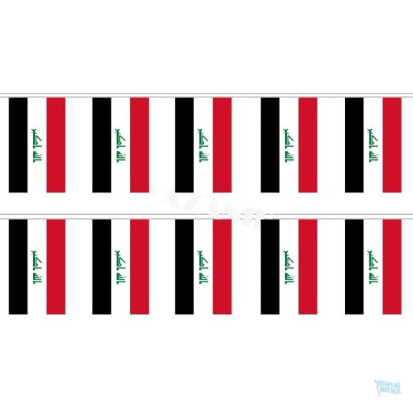 Guirlande drapeau Irak