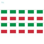 Guirlande drapeau Italie décorative aux couleurs tricolores