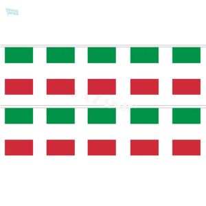 Guirlande drapeau Italie décorative aux couleurs tricolores