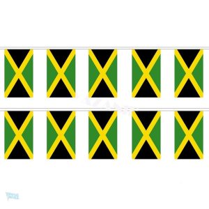 Guirlande drapeau Jamaïque décorative pour événements festifs