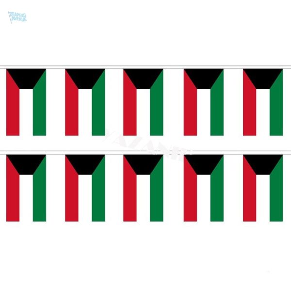 Guirlande drapeau Koweït décorative pour événements