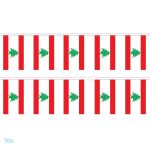 Guirlande drapeau du Liban décorative