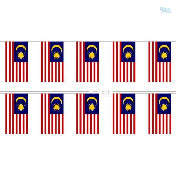 Guirlande drapeau Malaisie