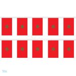 Guirlande drapeau Maroc pour décoration festive