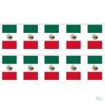 Guirlande drapeau Mexique décorative pour événements festifs
