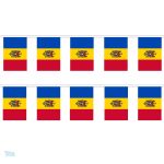 Guirlande drapeau Moldavie décorative pour événements festifs