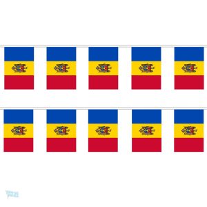 Guirlande drapeau Moldavie décorative pour événements festifs