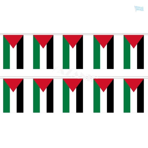 Guirlande drapeau Palestine décorative