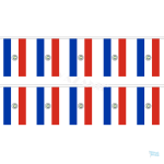 Guirlande drapeau Paraguay colorée pour décoration festive