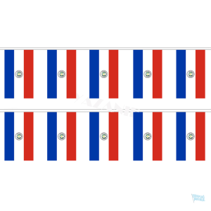 Guirlande drapeau Paraguay colorée pour décoration festive