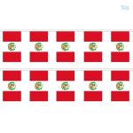 Guirlande drapeau du Pérou