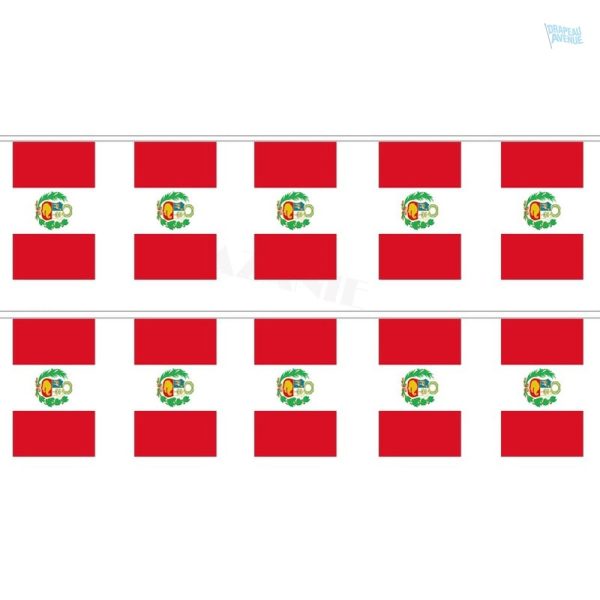 Guirlande drapeau du Pérou