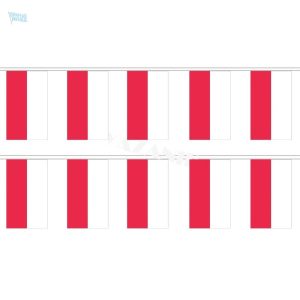 Guirlande drapeau aux couleurs de la Pologne