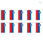Guirlande drapeau Slovénie pour décorations festives