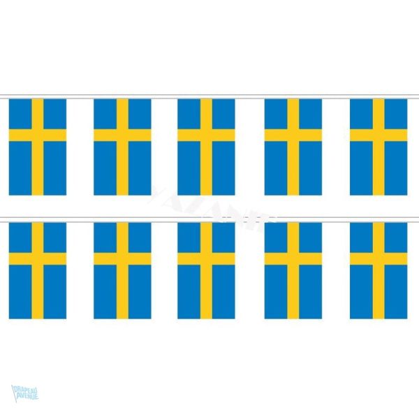 Guirlande drapeau Suède