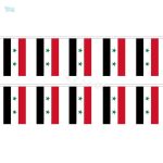 Guirlande drapeau Syrie en couleurs vives