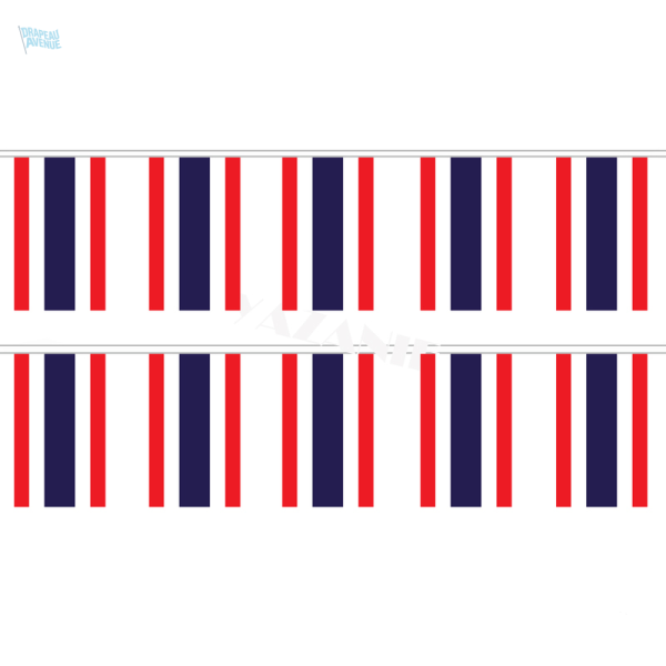 Guirlande drapeau Thaïlande colorée pour décoration festive