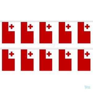 Guirlande drapeau Tonga décorative pour événements festifs
