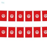Guirlande drapeau de la Tunisie