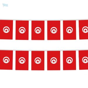 Guirlande drapeau de la Tunisie