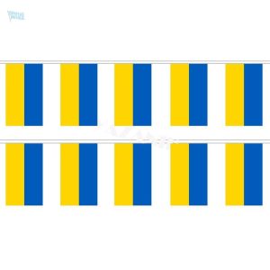 Guirlande drapeau Ukraine pour décoration festive