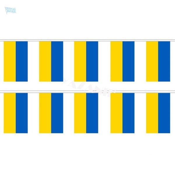 Guirlande drapeau Ukraine pour décoration festive
