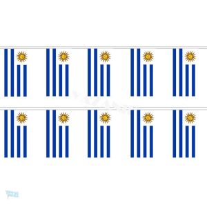 Guirlande drapeaux Uruguay pour décoration festive