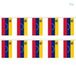 Guirlande drapeau Venezuela colorée pour décoration festive
