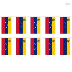 Guirlande drapeau Venezuela colorée pour décoration festive