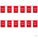 Guirlande personnalisée en drapeaux colorés pour décoration