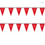 Drapeaux personnalisés pour guirlande festive et unique