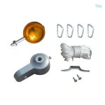 Kit d'accroche mât pour drapeau durable et fonctionnel