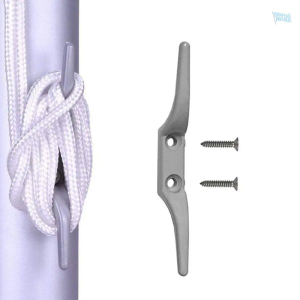 Accessoire de mât pour drapeau, fixation sécurisée