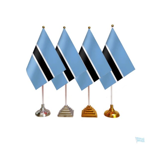 Drapeaux Botswana de table pour décorations festives