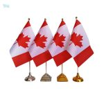Drapeaux de table du Canada en lot, décoration festive