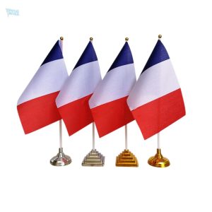 Drapeaux de table France pour décoration festive