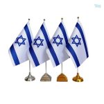 Drapeaux de table Israël, lot décoratif pour événements